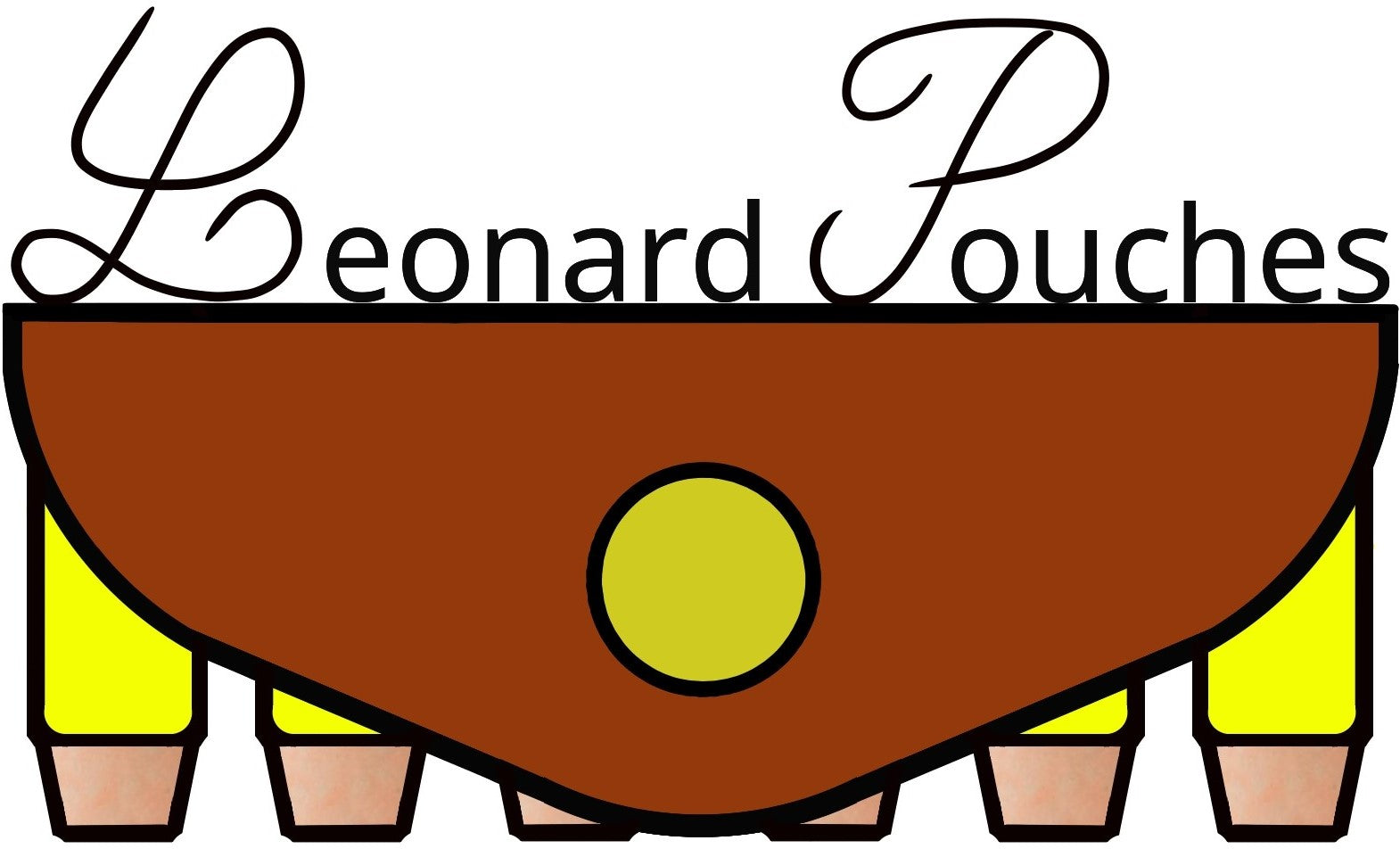 Leonard revolver pouches logo