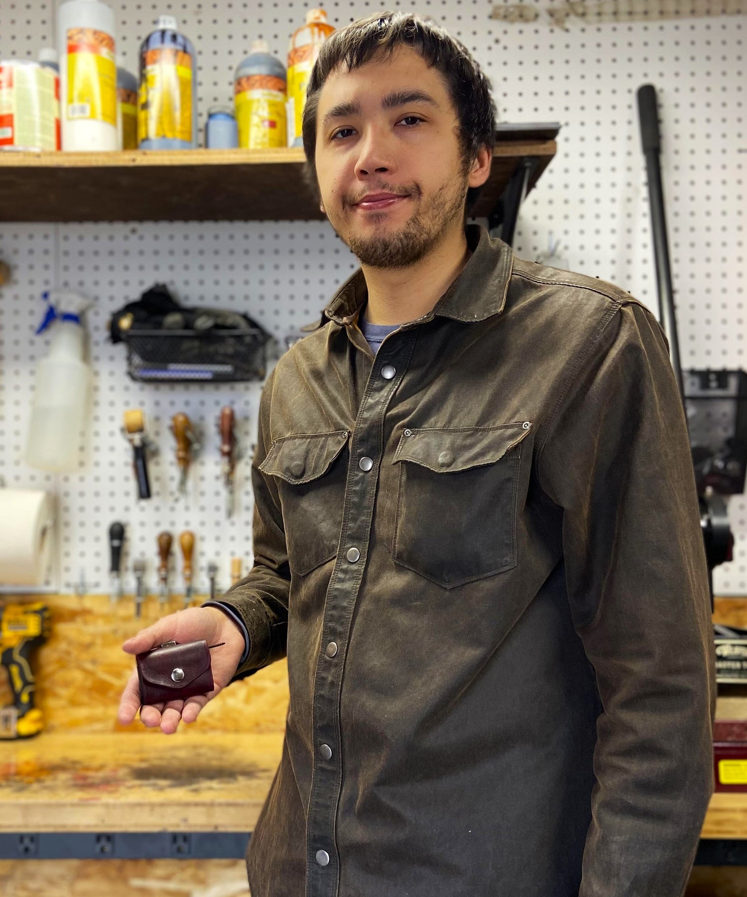 Blaine Leonard. Owner of Leonard revolver pouches